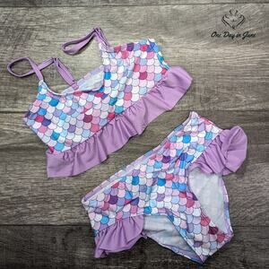 Kawell Fish Scale Bikini Swimsuit Size XXL